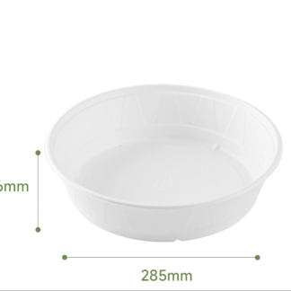 Sugarcane pulp disposable eco-friendly tableware 3000ml diamond shaped vegetable bowl, biodegradable and compostable